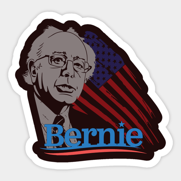 Bernie 2016 Sticker by Laylin